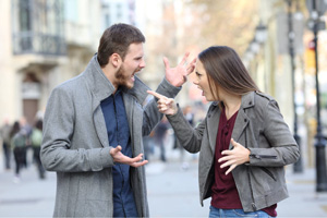 Stage 5 Couple Arguing on Street